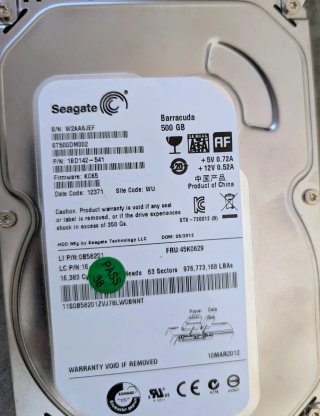 Disco duro Seagate 500GB