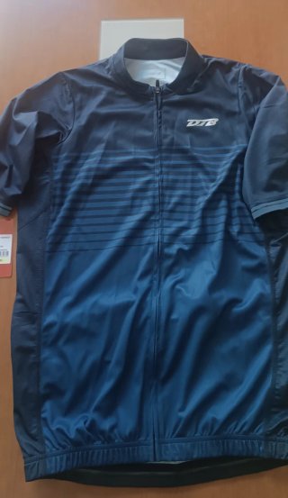 Maillot Ciclismo Azul Rayas Malla