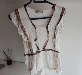 Blusa See U Soon blanca talla S
