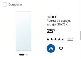 Armario de baño con espejo