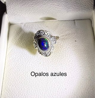 Anillos Opalos plata925  Ajustables elige