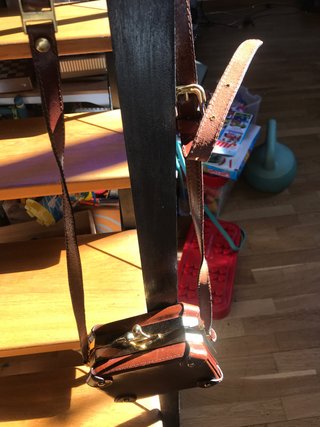 Bolso vintage Roda cuero marrón
