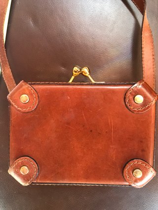 Bolso vintage Roda cuero marrón