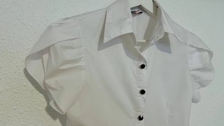 Blusa blanca M (pero real XS/S) sin usar
