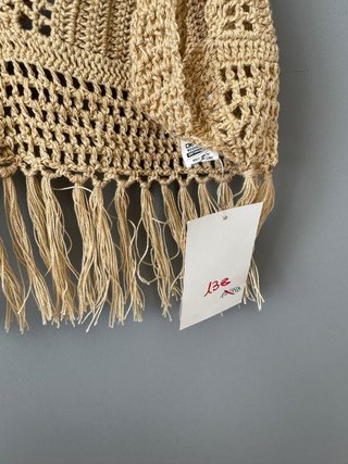 Top crochet con flecos