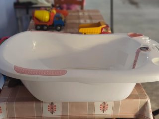 Bañera Olmitos con soporte alto y termómetro agua