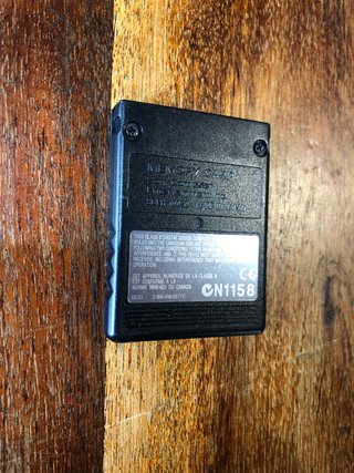 Memory Card 8MB Nera Ps2 Originale