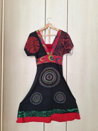 Vestido Desigual Multicolor