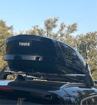 Cofre de techo Thule negro
