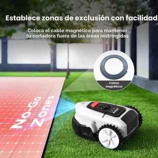 V3 Robot Cortacésped Sin Cable Perimetral, Detecci