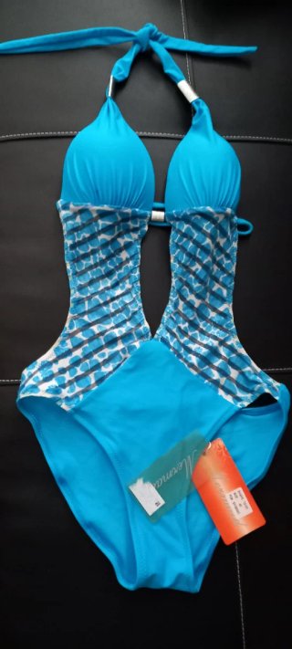 Elegante trikini azul