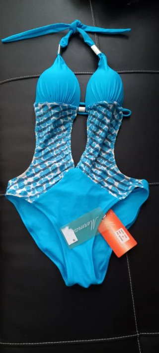 Elegante trikini azul