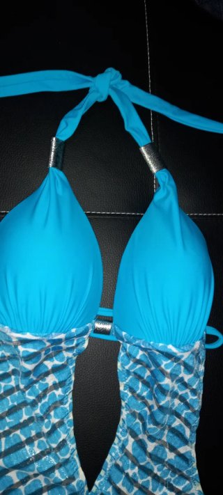 Elegante trikini azul