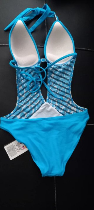 Elegante trikini azul
