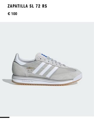 Adidas SL 72 RS Gris Blanco