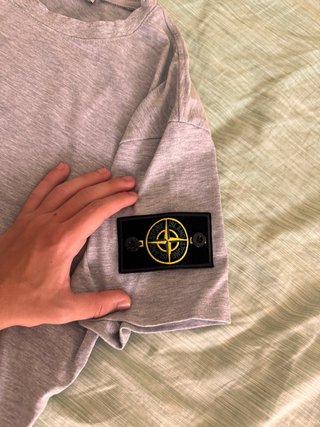 Camiseta Stone Island Gris Talla M
