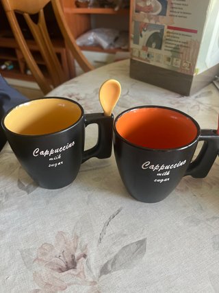 Conjunto taza cafe