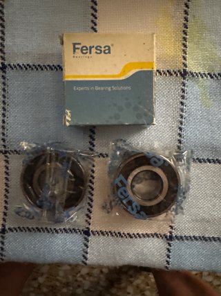 Rodamiento Fersa 6204 2RS juego de tres rodarodami