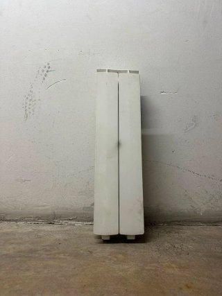 Radiador blanco de aluminio
