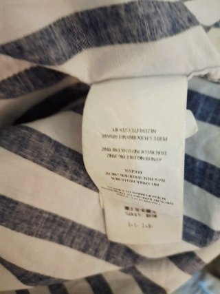 Camisa Rayas Azul y Blanca