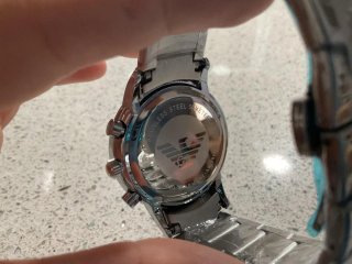 Reloj Emporio Armani Plata y Blanco