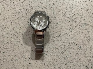 Reloj Emporio Armani Plata y Blanco