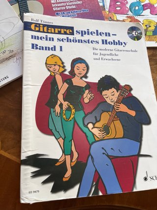 Lote de libros de guitarra para principiantes
