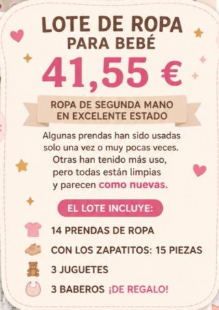 Lote Ropa Bebé 3-6 Meses + Zapatos