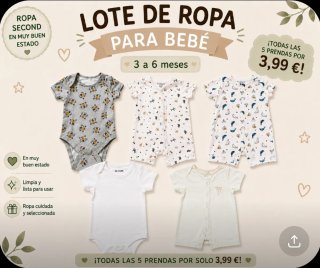 Lote Ropa Bebé 3-6 Meses + Zapatos