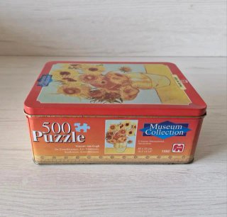 Puzzle Van Gogh Girasoles 500 Piezas Lata NUEVO