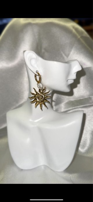Pendientes acero inoxidable hechos a mano