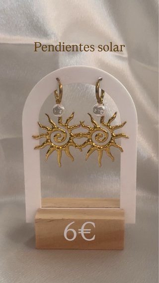 Pendientes acero inoxidable hechos a mano