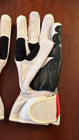 Guantes YAMAHA Racing Cuero Talla L Años 90