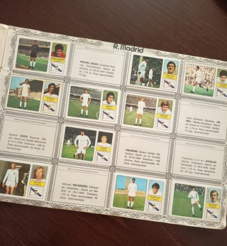 Álbum cromos Liga 1973/74 Fher