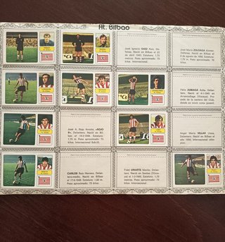 Álbum cromos Liga 1973/74 Fher