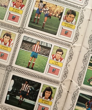 Álbum cromos Liga 1973/74 Fher
