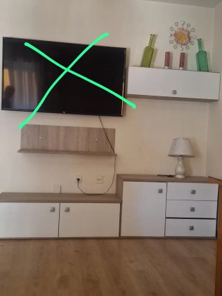 Conjunto Mueble TV y Almacenamiento