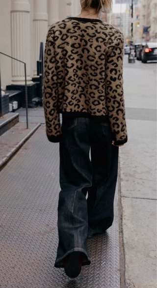 Chaqueta Zara nueva animal print