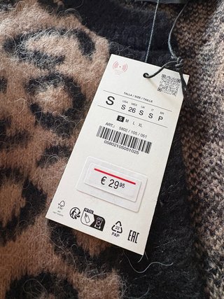 Chaqueta Zara nueva animal print