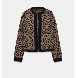Chaqueta Zara nueva animal print