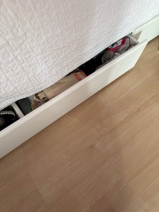 Estructura cama 135cm blanca
