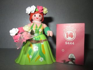 Playmobil Dama con Flores Serie 14 (9444)