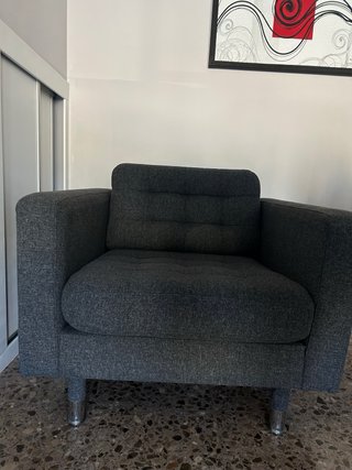 Sillón LANDSKRONA IKEA gris