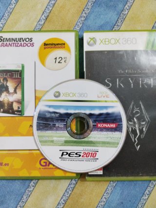 Juegos Xbox 360 Fable III, PES 2010 y The Elder S