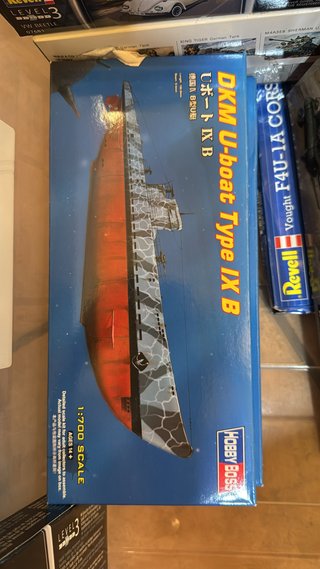 Maqueta Hobby Boss U-boat Type IX B 1:700