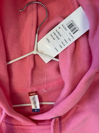 Sudadera Rosa Clique Talla M