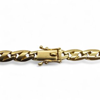 Cadena Oro Amarillo 18K Barbada