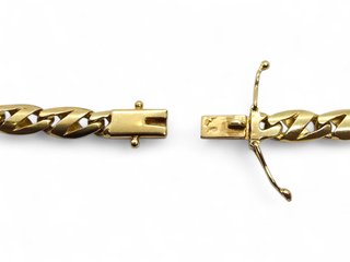 Cadena Oro Amarillo 18K Barbada