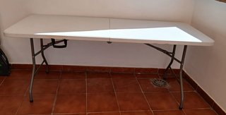 Mesa de resina plegable