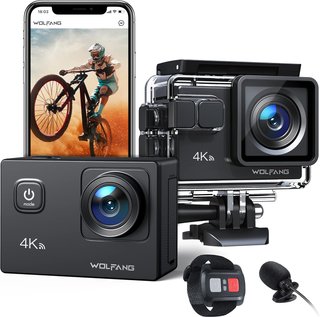 Cámara Deportiva Wolfang GA100 4K 30FPS 20MP